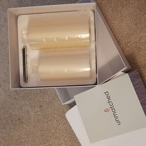 NWT.  Unmatched Flameless Pillar Candle Set w/Remote CREAM